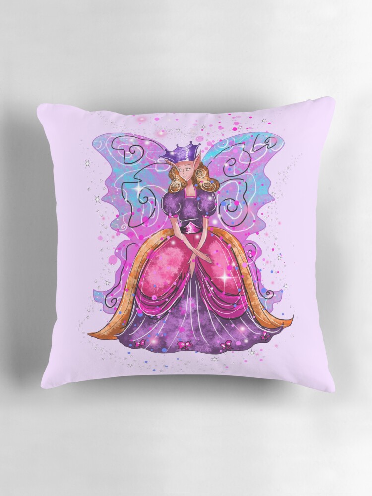Thumbnail 3 of 4, Pillow, Evis The Enchanted Fairy™ designed and sold by TeelieTurner.