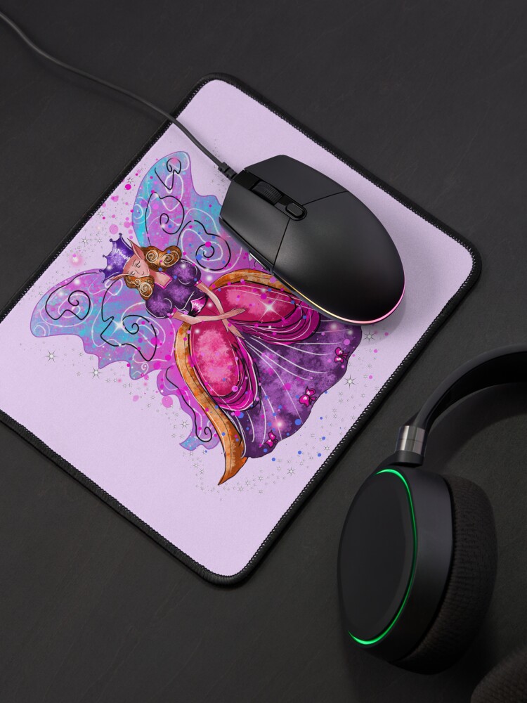 Thumbnail 4 of 5, Mouse Pad, Evis The Enchanted Fairy™ designed and sold by TeelieTurner.