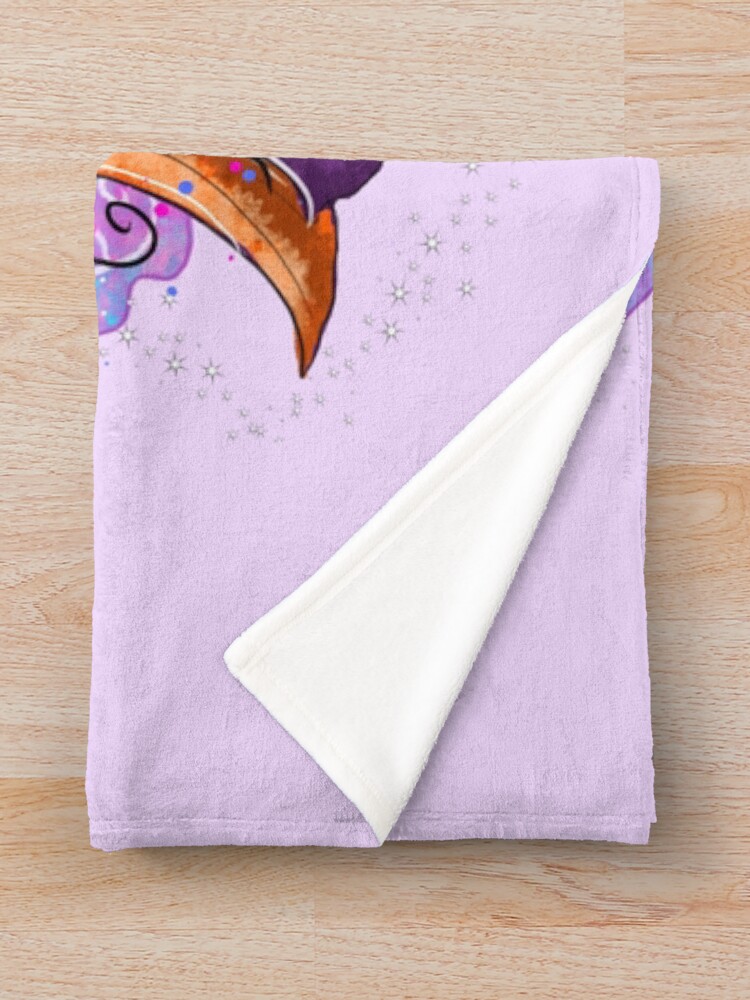 Thumbnail 3 of 6, Throw Blanket, Evis The Enchanted Fairy™ designed and sold by TeelieTurner.
