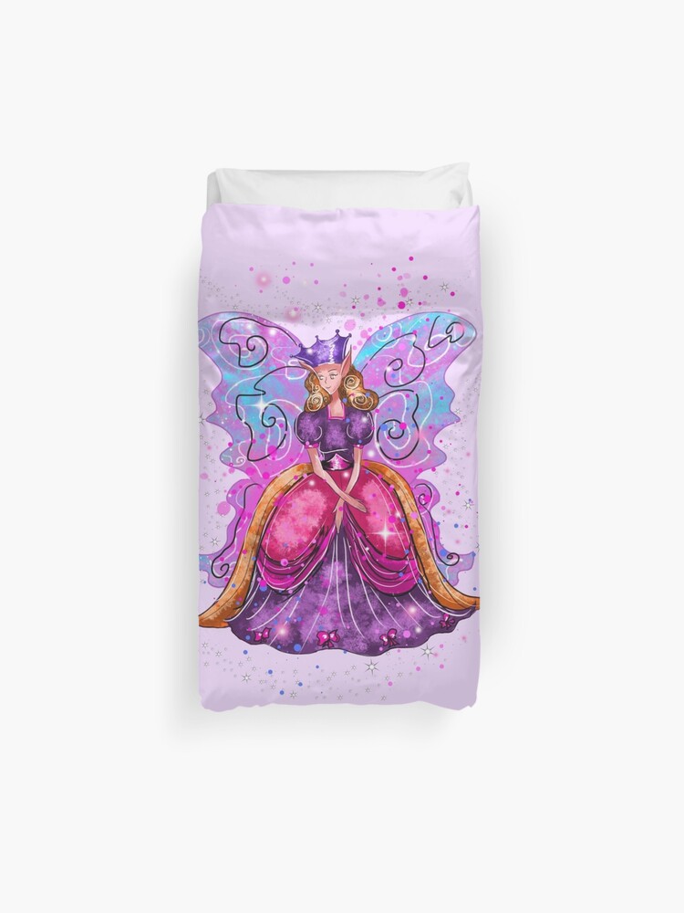 Thumbnail 1 of 2, Duvet Cover, Evis The Enchanted Fairy™ designed and sold by TeelieTurner.