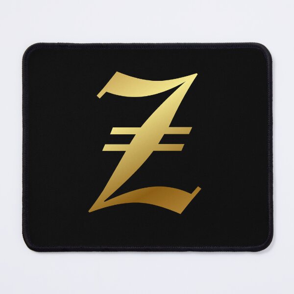 Item preview, Capital Letter Z - Foil Gold Effect Gothic Blackletter Script / Old English Font designed and sold by STUDIO-72.