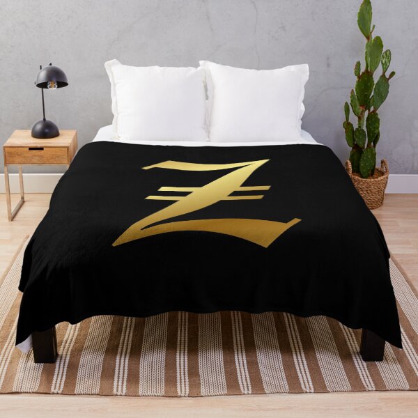 Item preview, Capital Letter Z - Foil Gold Effect Gothic Blackletter Script / Old English Font designed and sold by STUDIO-72.