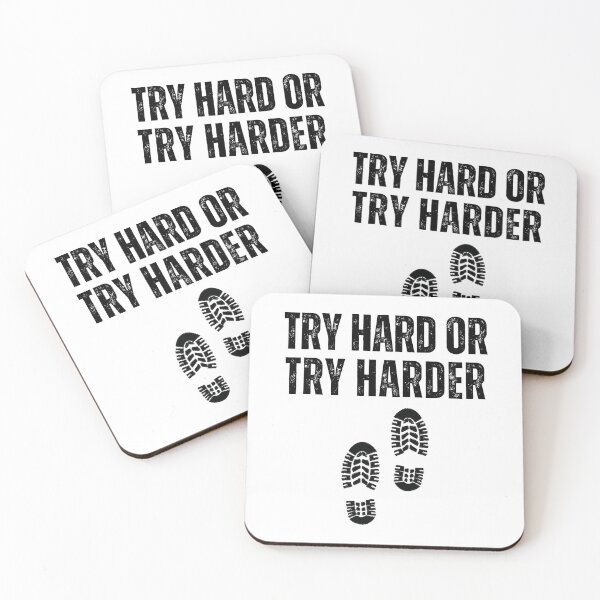 Item preview, Blue Collar Pride Construction Worker Try Hard or Try Harder designed and sold by gillys.