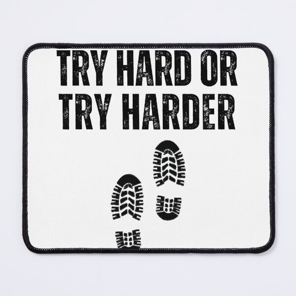 Item preview, Blue Collar Pride Construction Worker Try Hard or Try Harder designed and sold by gillys.