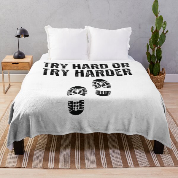Item preview, Blue Collar Pride Construction Worker Try Hard or Try Harder designed and sold by gillys.