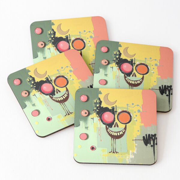 Item preview, Creepy Smile, Abstract Art, Oil Painting, Weird designed and sold by Burn-Ego.