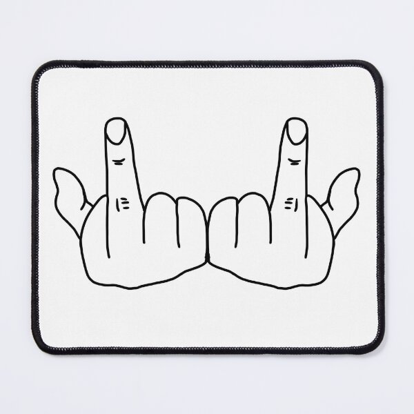 Item preview, two middle fingers designed and sold by Cervantesarts.