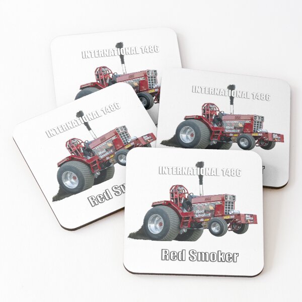 Item preview, ASTTQ Tractor Pulling International 1486 Red Smoker designed and sold by blindphotog.