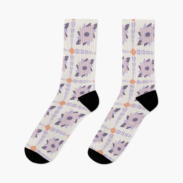 Item preview, Lavendar tile pattern designed and sold by Dinasworld.