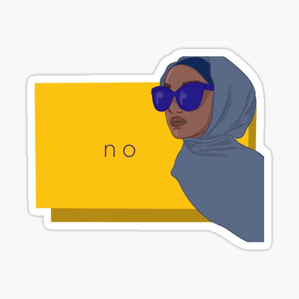 Item preview, No Hijabi designed and sold by Nilobk.