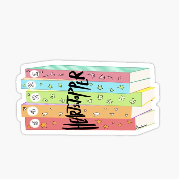 Vista previa del artículo con la obra «Variantes de portadas de libros de Heartstopper», diseñado y vendido por Sara93.
