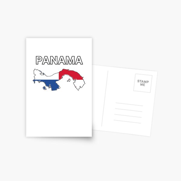Item preview, Panama Flag Map Design designed and sold by atomstartup.