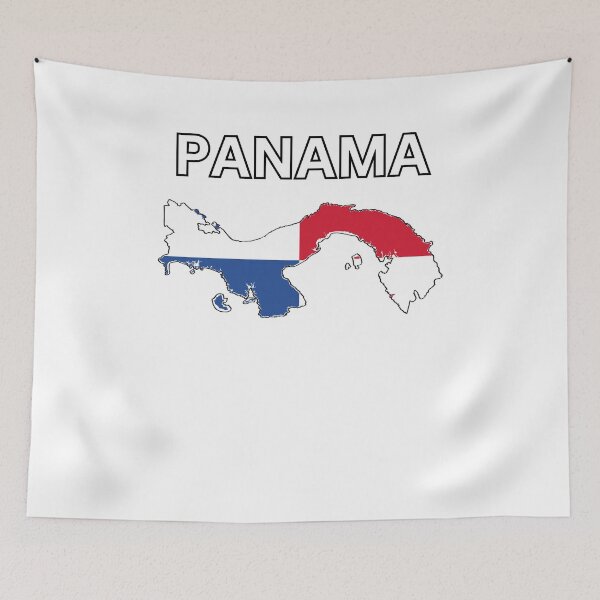 Item preview, Panama Flag Map Design designed and sold by atomstartup.