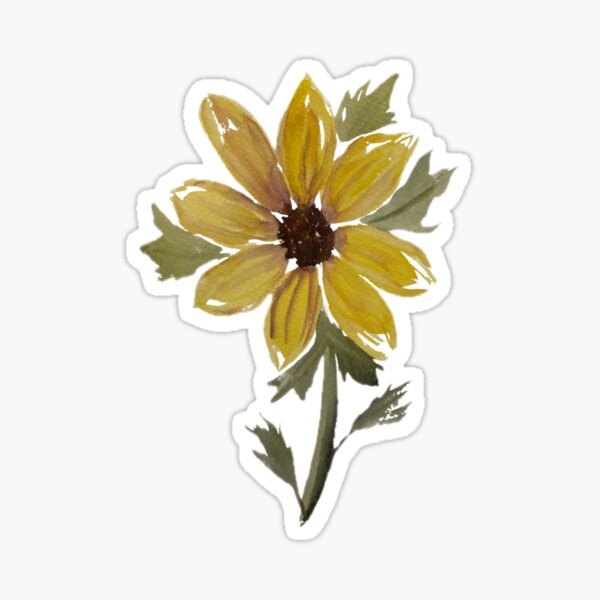 Item preview, sunflower designed and sold by Brittany Dempsey Arts .