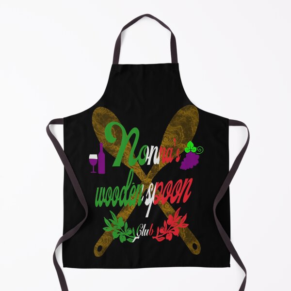 Item preview, Nonna’s Wooden Spoon Club | Funny Italian Grandma Cooking & Wine Design designed and sold by Brian Gollob Creative Art.