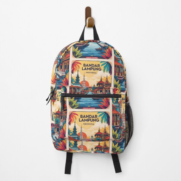 Item preview, Bandar Lampung Indonesia Vintage Travel Tourism designed and sold by TravelersGems.