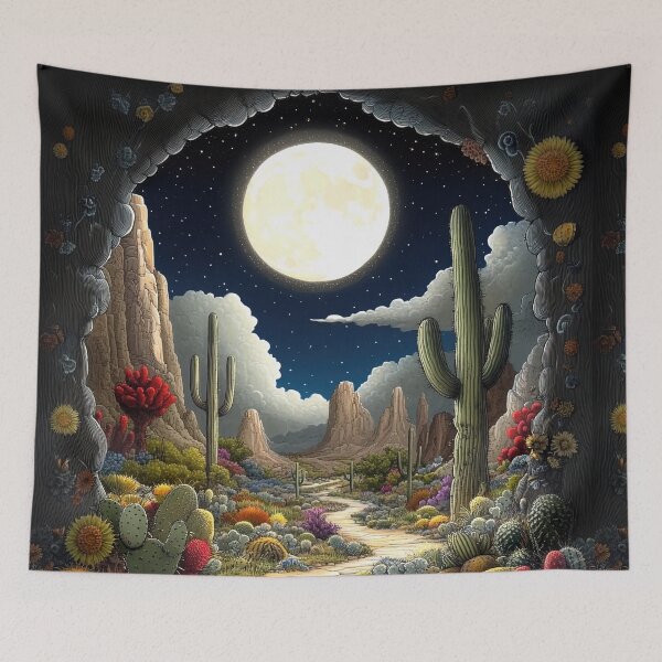 Item preview,  Lunar Bloom Desert designed and sold by bloorose.