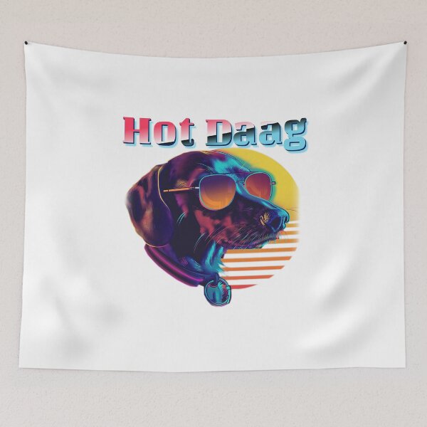 Item preview, Hot Daag, Hot Dog, Jamaican Patois (Patwa)  designed and sold by Kolcha.
