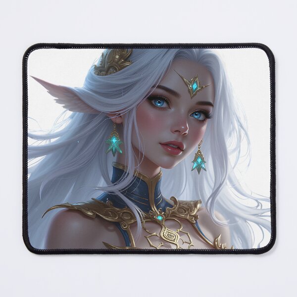 Item preview, Ethereal Elven Queen – Fantasy Digital Art designed and sold by PCGDrawing.