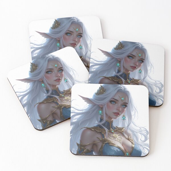 Item preview, Ethereal Elven Queen – Fantasy Digital Art designed and sold by PCGDrawing.