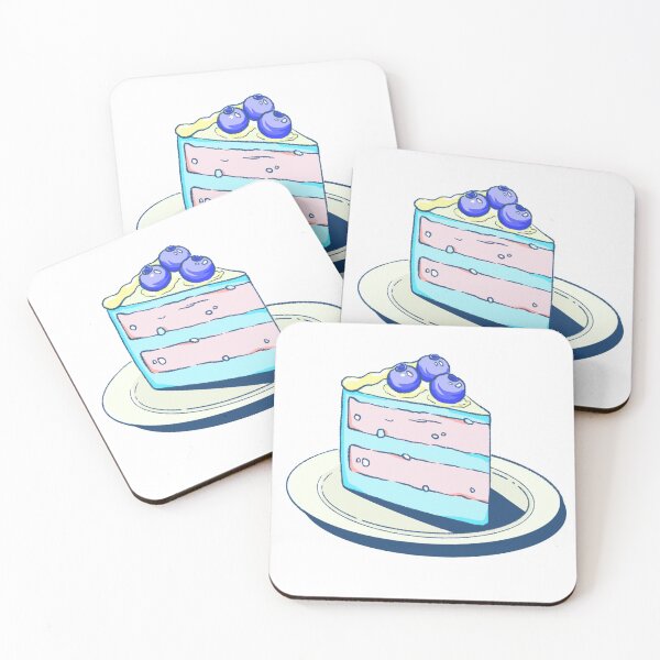 Item preview, Blueberry Cake Slice designed and sold by morimist.