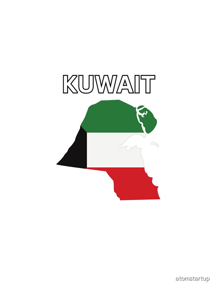 Thumbnail 4 of 4, iPhone Case, Kuwait Flag Map Design designed and sold by atomstartup.