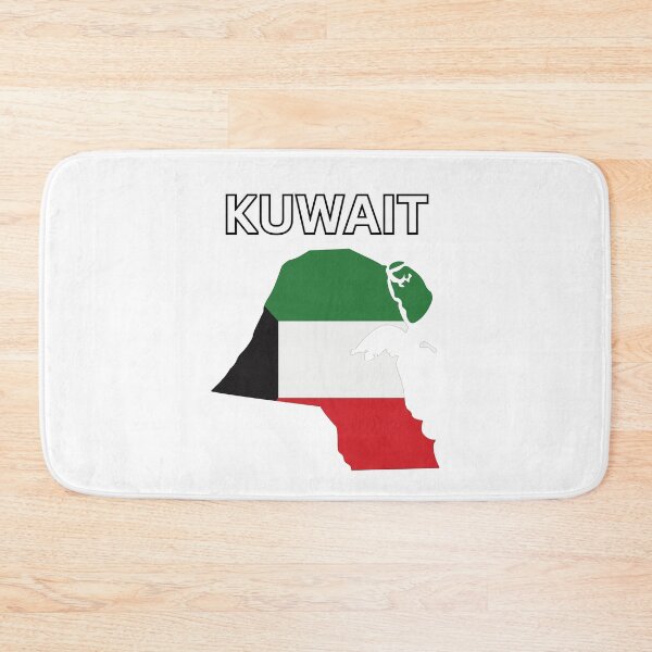 Item preview, Kuwait Flag Map Design designed and sold by atomstartup.