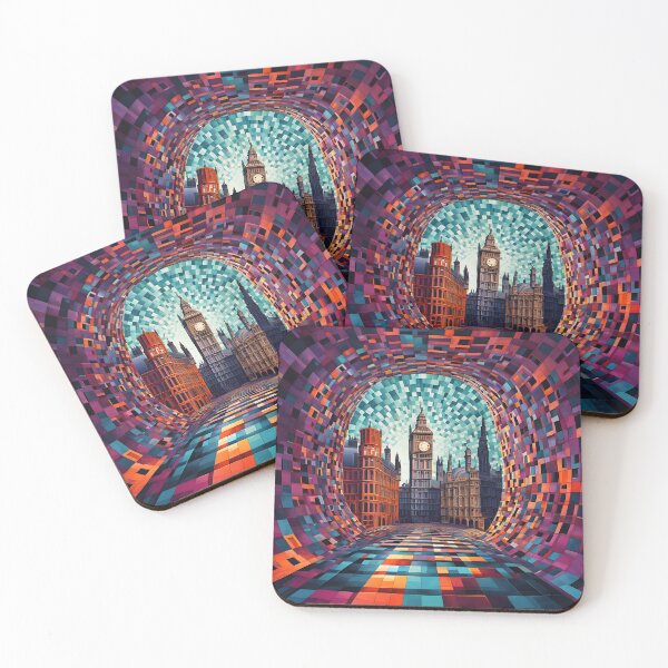 Item preview, Surrealism  London Big Ben, cubism like designed and sold by Coolparrotgirl.
