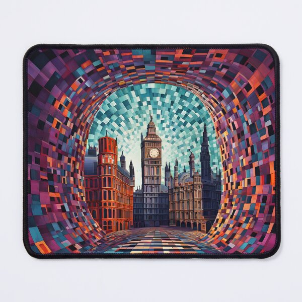 Item preview, Surrealism  London Big Ben, cubism like designed and sold by Coolparrotgirl.