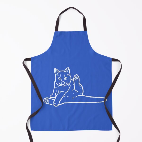 Item preview, Cat lick butt - white designed and sold by FunnehGacha.