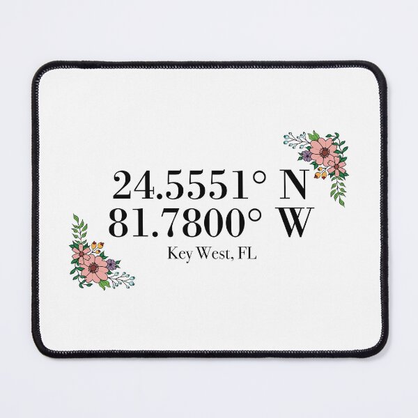Item preview, Key West, FL Coordinates designed and sold by mynameisliana.