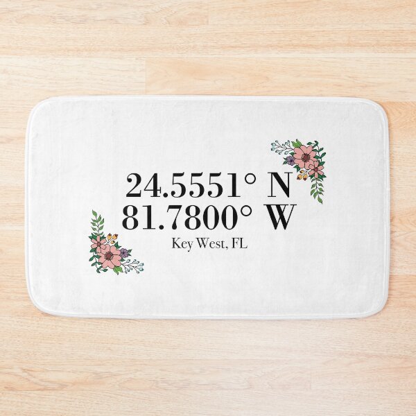Item preview, Key West, FL Coordinates designed and sold by mynameisliana.