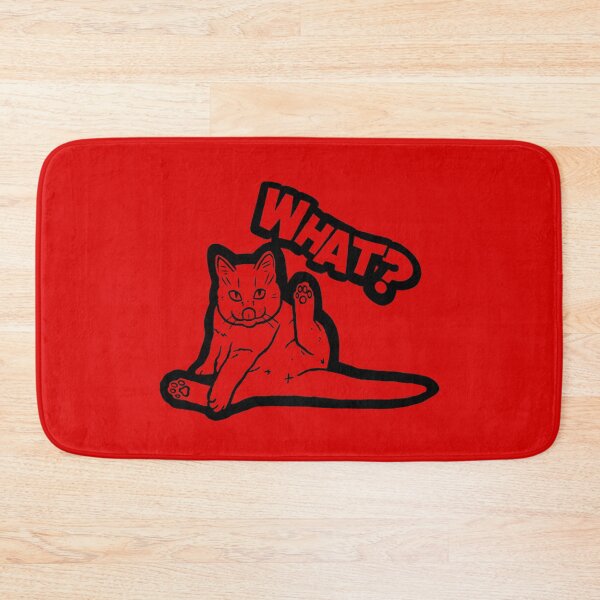 Item preview, Cat lick butt - What? designed and sold by FunnehGacha.
