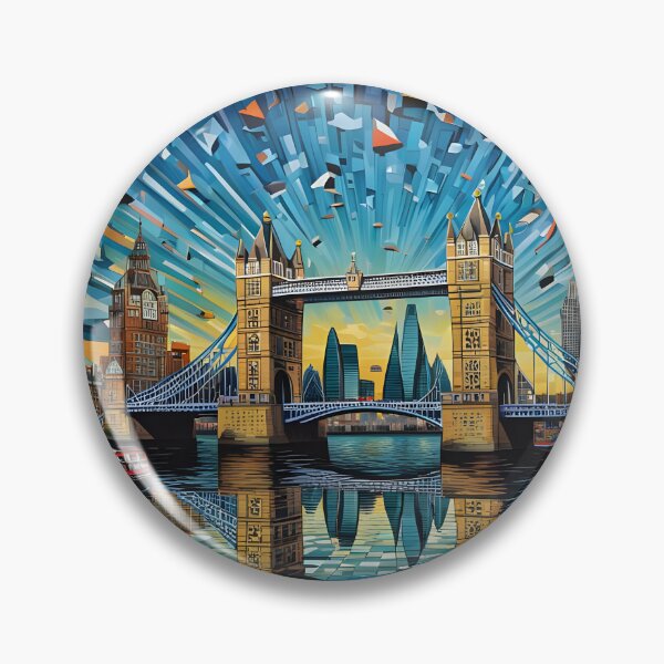 Item preview, Surrealism  London Big Ben, cubism like designed and sold by Coolparrotgirl.