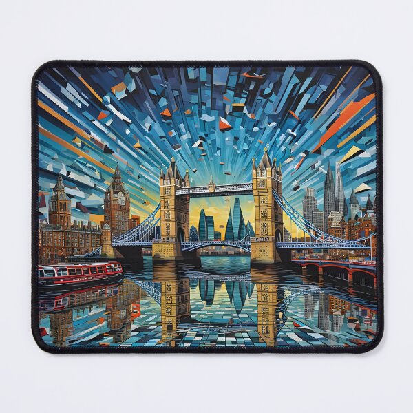 Item preview, Surrealism London Big Ben, cubism like designed and sold by Coolparrotgirl.