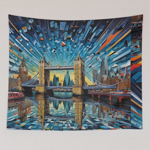 Item preview, Surrealism  London Big Ben, cubism like designed and sold by Coolparrotgirl.