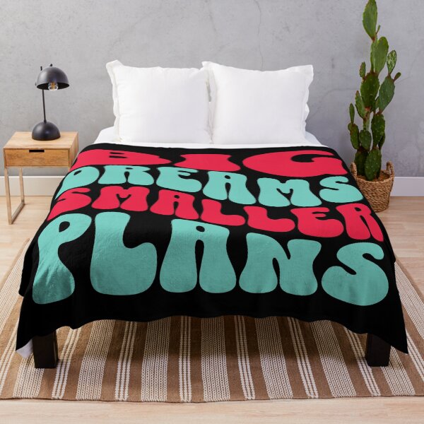 Item preview, Retro 70s Aesthetic Big Dreams Smaller Plans designed and sold by Bliss Find And Design.