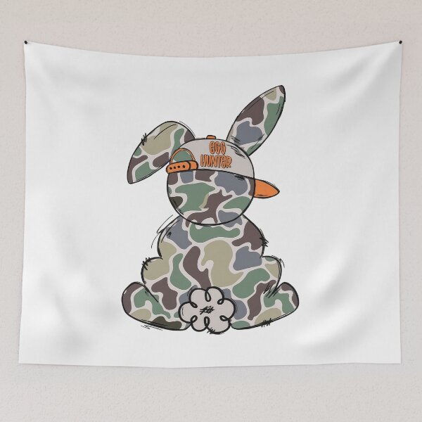 Item preview, Egg Hunter Bunny Camo Easter Rabbit designed and sold by JoelFox165.