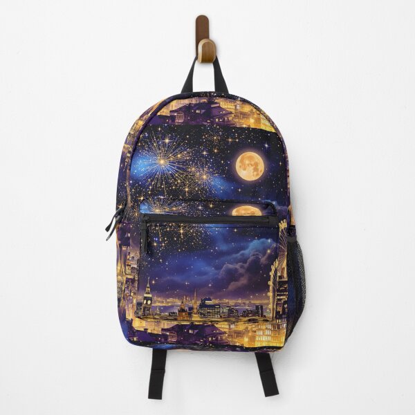 Item preview, Surrealism dark fantasy night London Big Ben, river Thames designed and sold by Coolparrotgirl.