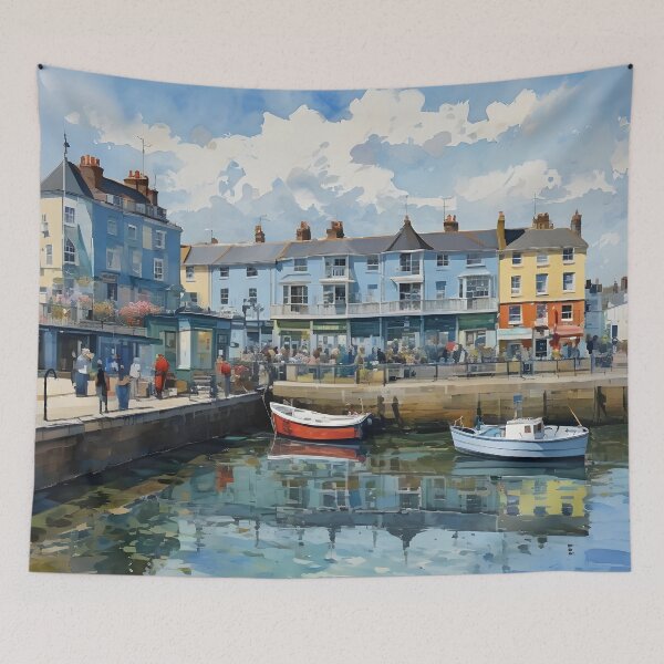 Item preview, Seaside town in England designed and sold by Coolparrotgirl.