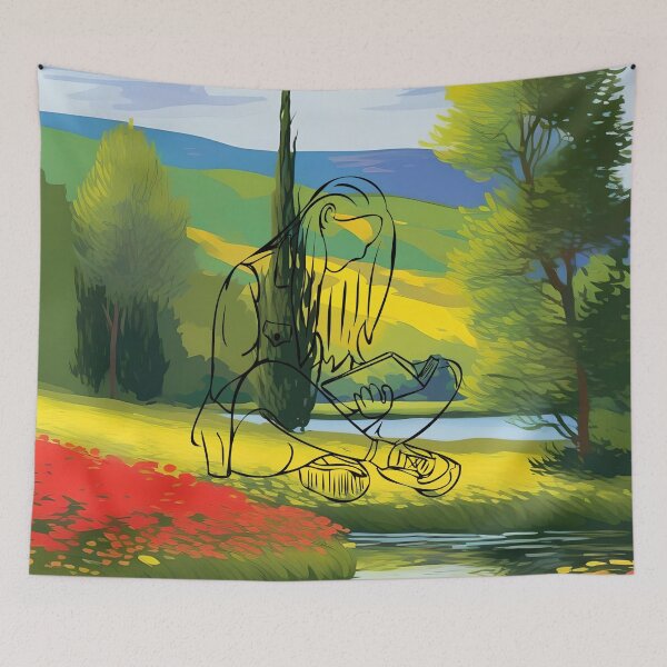 Item preview, Transparent Woman Studying Nature designed and sold by Ciervo Primavera.