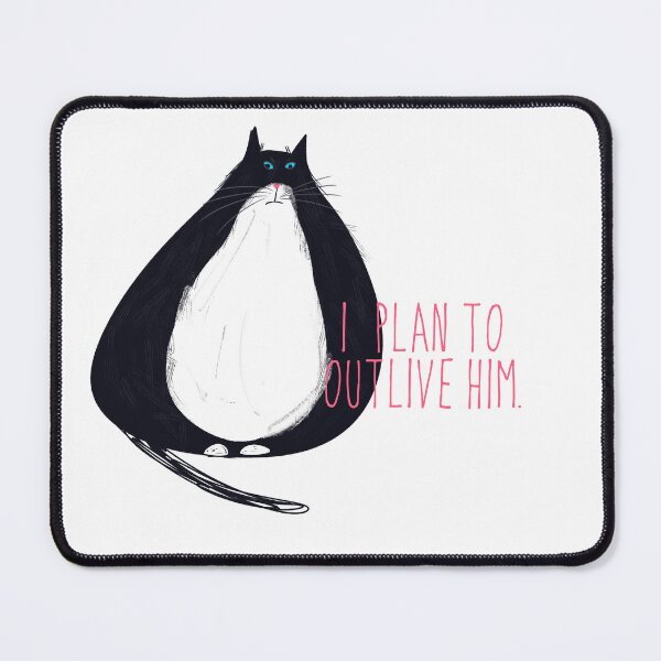 Item preview, Black Cat Death Quotes designed and sold by Julie Woolfolk.