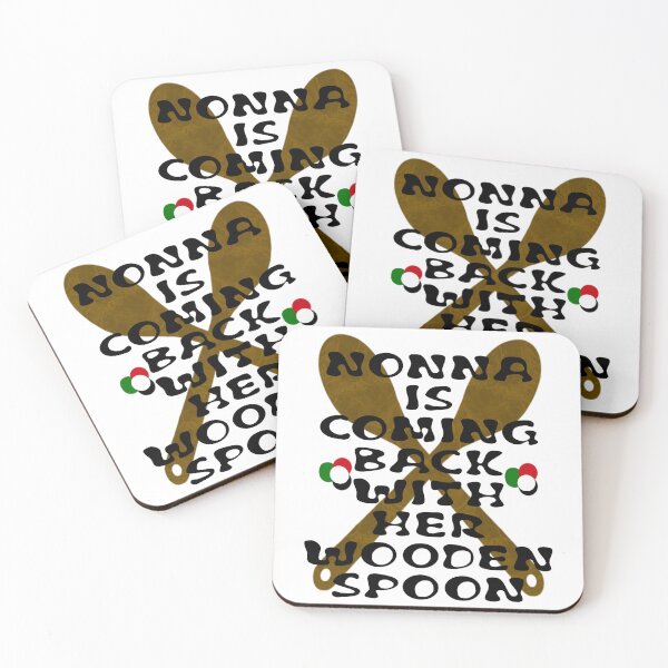 Item preview, Nonna Is Coming Back With Her Wooden Spoon | Funny Italian Grandma Gift designed and sold by Brian Gollob Creative Art.