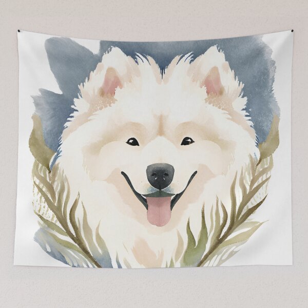 Item preview, Watercolour Samoyed designed and sold by TheresaNicole.
