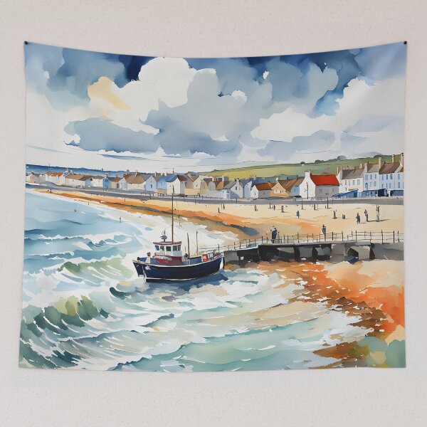 Item preview, Seaside town in England designed and sold by Coolparrotgirl.