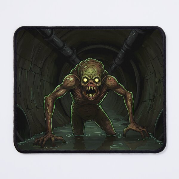 Item preview, Horror Sewer Creature with Glowing Eyes designed and sold by RiklawDesigns.