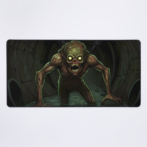 Item preview, Horror Sewer Creature with Glowing Eyes designed and sold by RiklawDesigns.