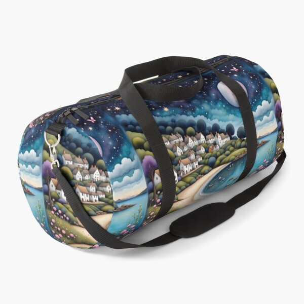 Item preview, Seaside town at night in England designed and sold by Coolparrotgirl.