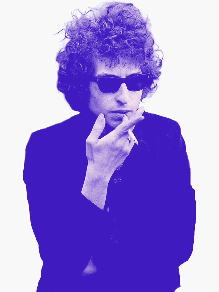 Thumbnail 3 von 3, Sticker, Bob Dylan designt und verkauft von CLOWDE.