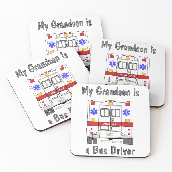 Item preview, My Grandson is a Bus Driver designed and sold by RoseBloodCat.